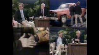 The Tonight Show - David Letterman - New NBC Slogan, Johnny Steals Dave's Truck - Apr 18, 1986