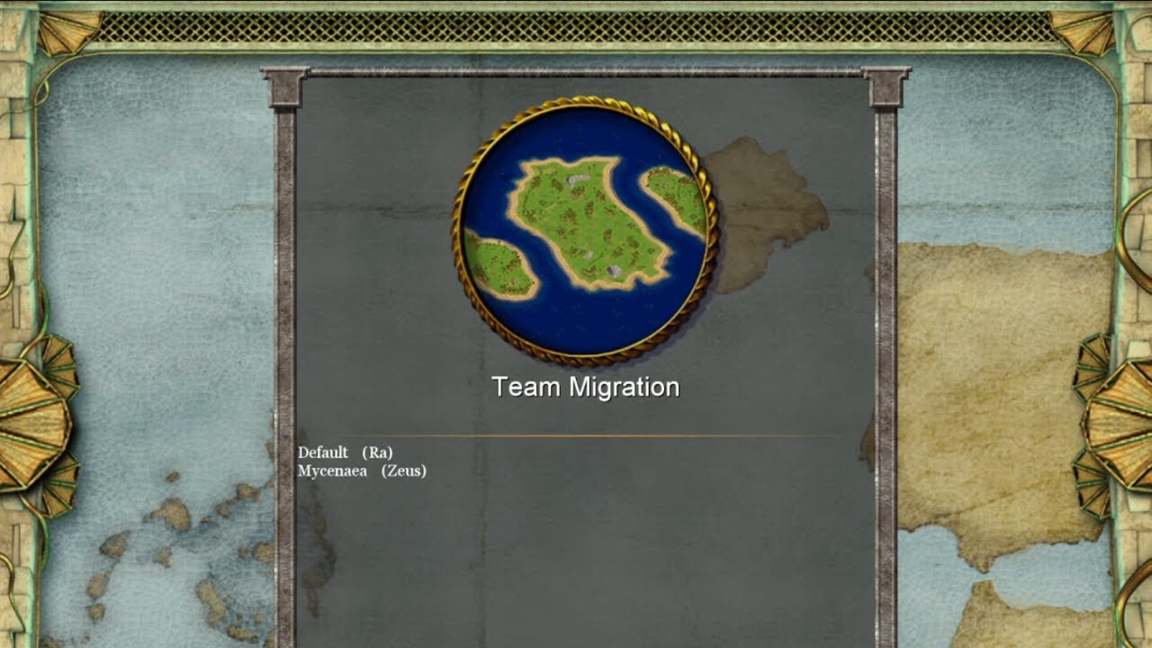 1v1 Titan AI on Team Migration | Age of Mythology Extended Edition