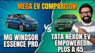 MG WINDSOR vs TATA NEXON EV — Every Rupee Compared! Best Value EV for Indian Families || 2026