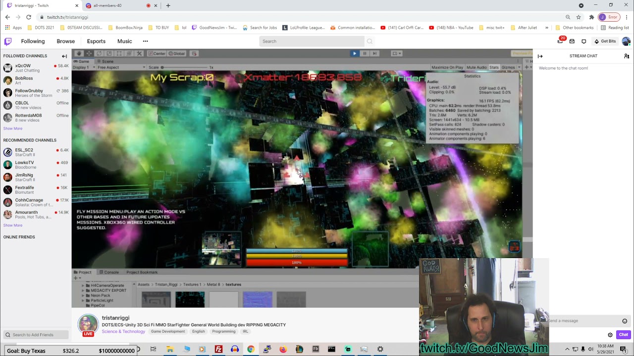 Starfighter General First MMO zone under construction preview....