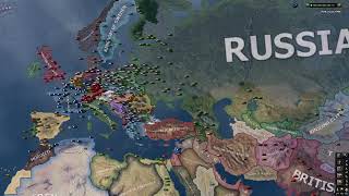 In the name of the Tsar redux - HOi4 Timelapse