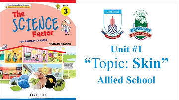 Class 3 Science Unit #1 "Skin". Allied School
