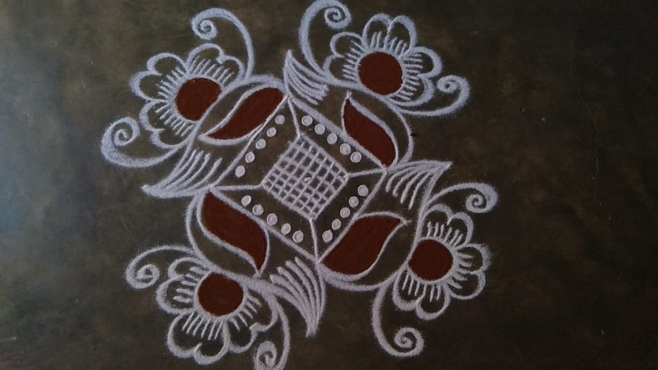 Sunday special rangoli kolam//panguni maatha kolam//Sunday easy kolam