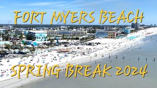 Fort Myers Beach Aerial View Exploration 4K HD 3/19/24