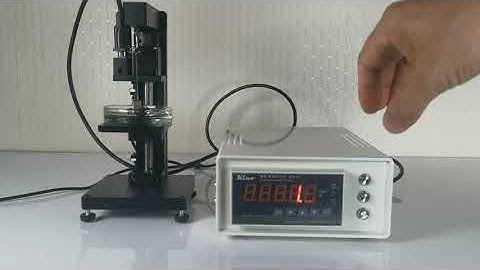A very small and portable Automatic surface tensiometer based on force method