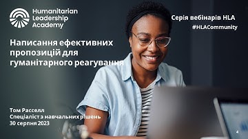[UA] Writing effective proposals for humanitarian response [audio: Ukrainian]