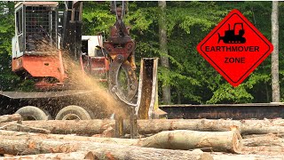 Prentice 384 Prepping Logs for the Mill
