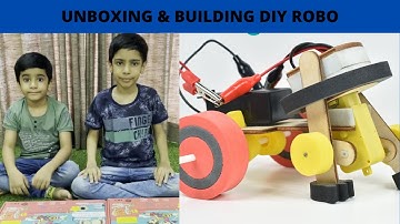 UNBOXING AND BUILDING DIY ROBOTS | ROBOWALKER | SWARIT AND TANISH