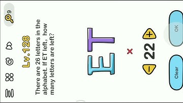 Brain Out Level 131 || There Are 26 Letter In The Alphabet. If ET Left, How Many Letters Are Left.
