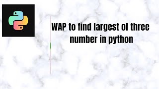 python program to find the largest of three numbers
