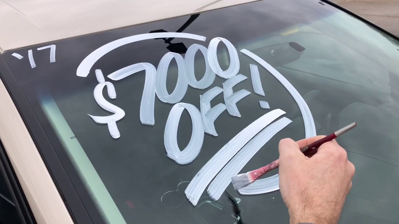 A Day of Windshield Painting with Oliver Signs YouTube