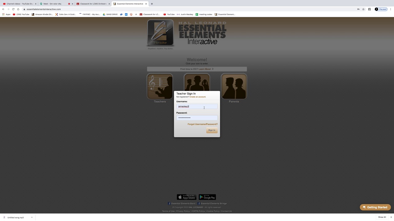 Essential Elements Interactive YouTube Essential elements interactive youtube