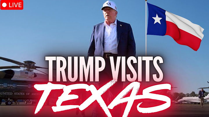 🔴 DONALD TRUMP VISITS TEXAS - PRESS CONFERENCE -  FLOOD DAMAGE TOUR - 121 DEAD - 160 MISSING - LIVE