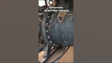 chiller compressor oil and filter changing #hvac #chiller