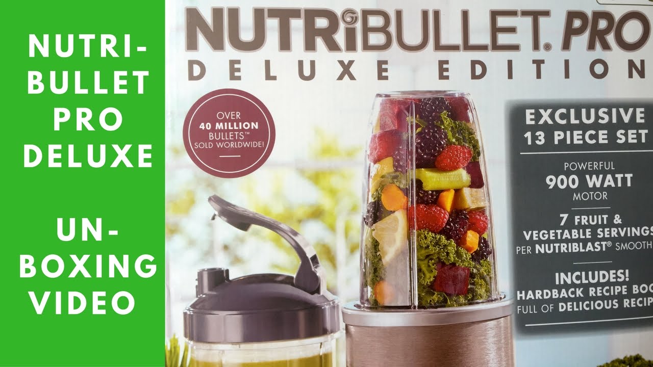NutriBullet Pro Deluxe Edition 900: Unboxing 
