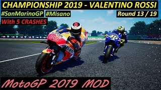 Thanks for watching, yours comments or likes :) icerami motogp 2019
mod - championship valentino rossi ai 120%, manual start, race 25%,
round 13 / 19 ...