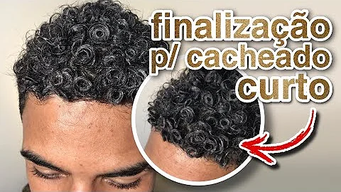 Como definir cachos masculinos curtos?