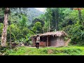 Orphan boy  construction of completed pig stables building orphan life survival