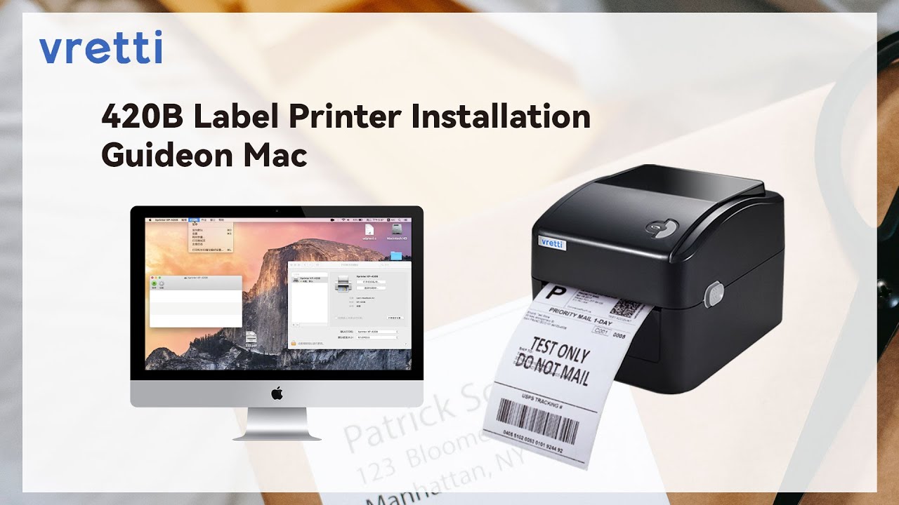 How to Install the Driver on Mac System|VRETTI-420B - YouTube