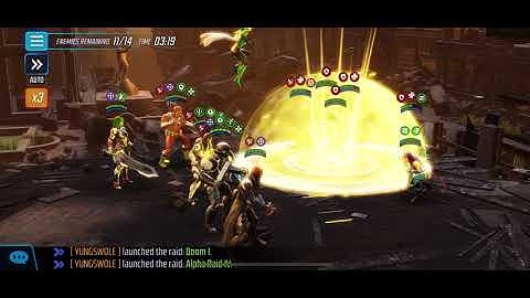 Doom raid 1.1 skill boss one shot