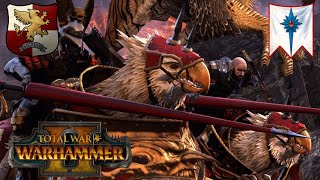The Triple Demigryph Knight Gambit. High Elves Vs Empire. Total War Warhammer 2, Multiplayer