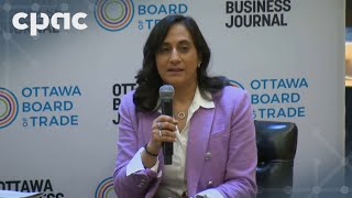 Treasury Board President Anita Anand speaks with Ottawa Mayor Mark Sutcliffe – May 23, 2024