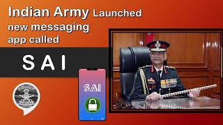 Indian Army launched new secure messaging app ' SAI ' |  Secure Application for the Internet (SAI) screenshot 2