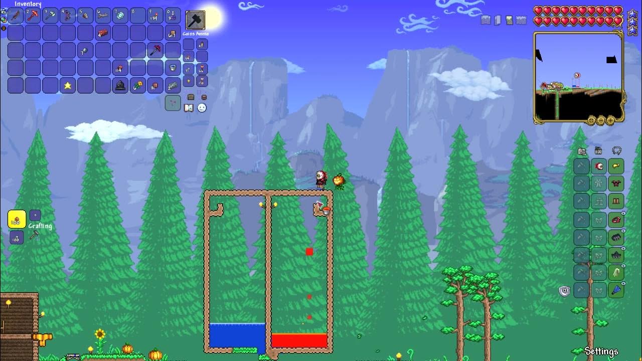 Terraria how to make unlimited water and lava glitch how to make