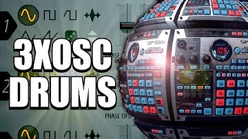 MAKE DRUM SAMPLES in 4 minutes with 3xosc (easy sound design tutorial)
