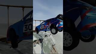 Broken Bridge Jump in BeamNG Drive Mods #beamngdrive #shorts