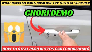 What Will Happen When Someone Tries To Steal Your Push Button Car | Hyundai Venue Facelift Hyundai Push Button Start Theft