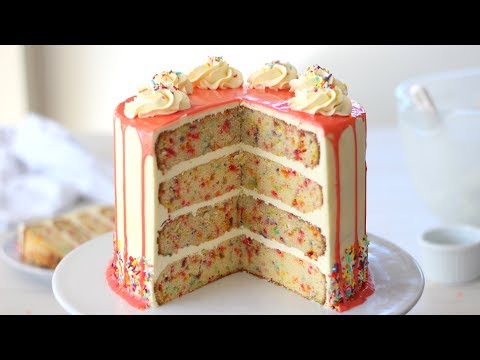 funfetti-cake-recipe-|-drip-cake-tutorial