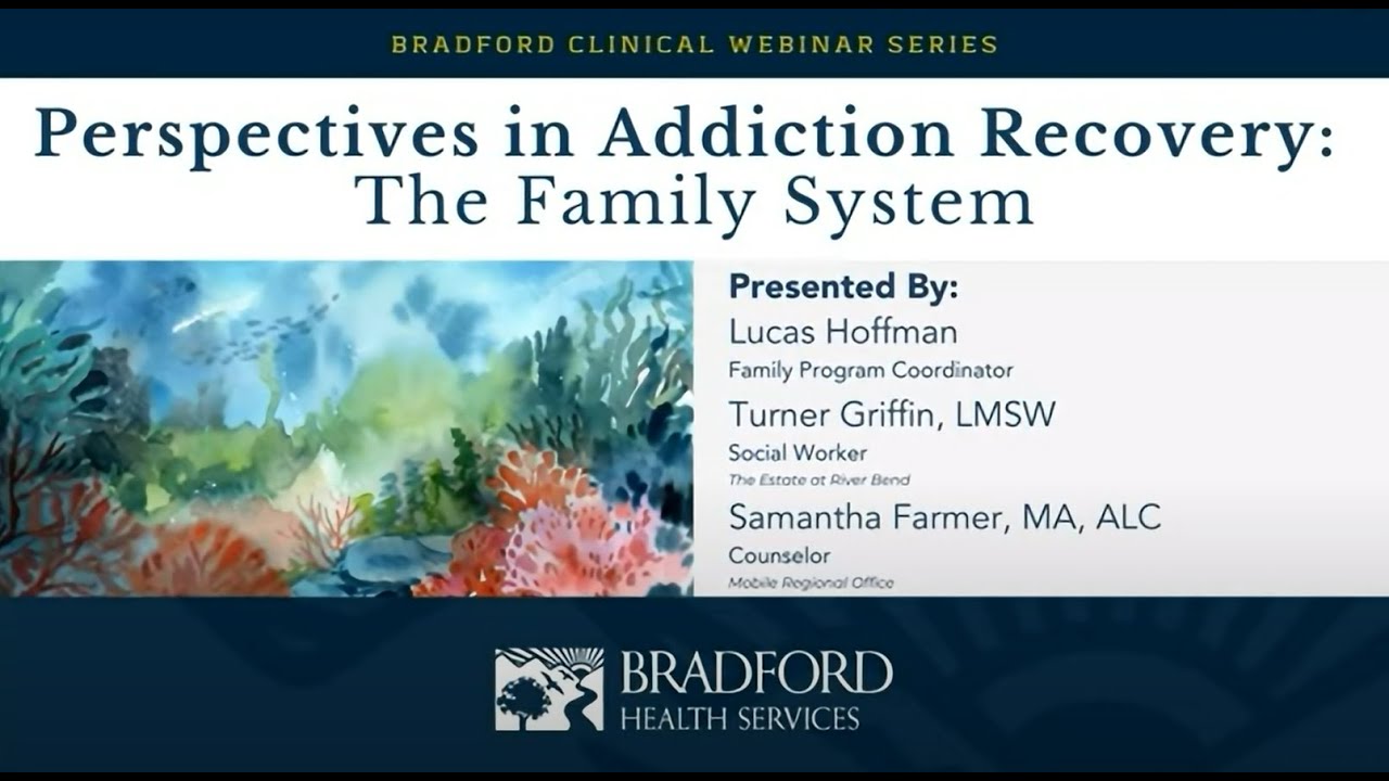 Bradford Health Services Clinical inar Perspectives in Addiction
