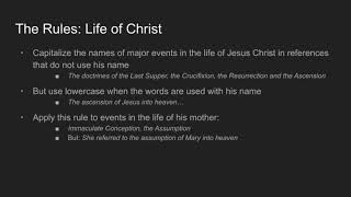 Religious References, AP Stylebook