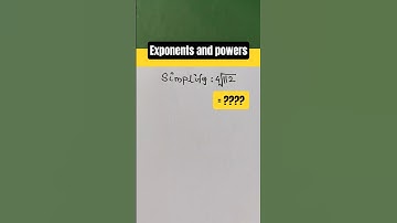 Simplification of exponential expression||Short Video||shorts||