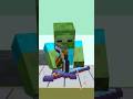 The zombie had enchanted the sword! minecraft animation