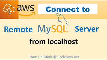AWS Connect to Remote MySQL Server Instance from localhost