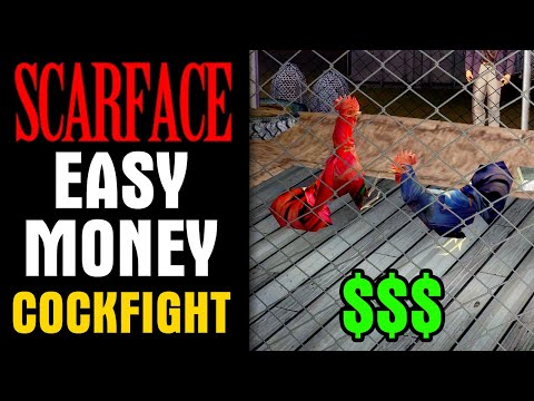 Cockfighting in Scarface: The World Is Yours (Gambling/Money)