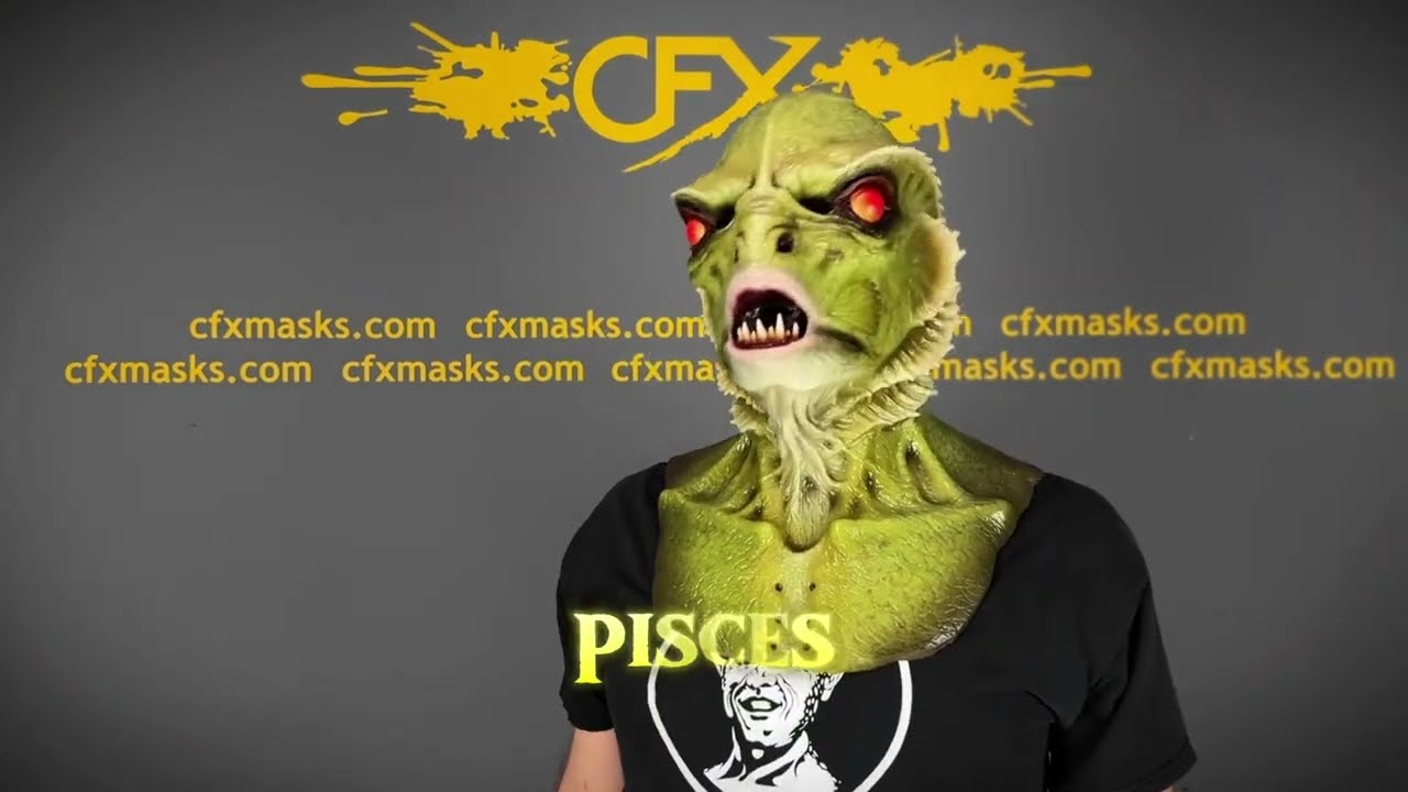 CFX Masks Pisces Male Fit Silicone Mask Movement Video