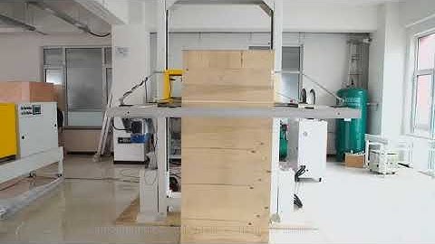Fully Automatic Horizontal Pallet Strapping Machine Conveyor Line Optional