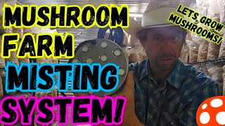 🍄Mushroom Farm Misting System!💥Let's Grow Mushrooms! #MushroomFarmer #Mushrooms #Fungi #Mycology