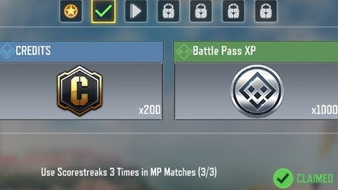 Call Of Duty Mobile Use Scorestreaks 3 Times in MP Matches Task Complete