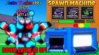 Escape Tsunami For Brainrots DOOM EVENT! (MAGMA TRAIT + TRADE PLAZA + TSUNAMI TOWER)