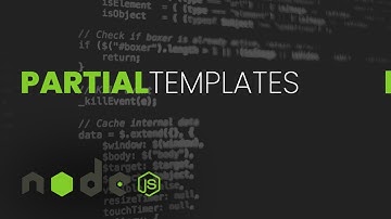 Including Partial Templates | NodeJs