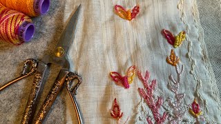 #roxysjournalofstitchery Vol.4 - Triple Chain Bullion Butterfly (Treasure Hunt of Stitches)