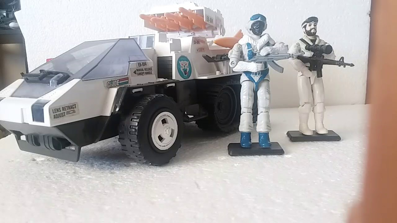1985 G.I JOE SNOW CAT (bonus) REVIEW