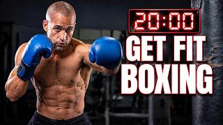 20 Min All Punching | Heavy Bag Workout ( Get Fit and SHREDDED with Boxing  )
