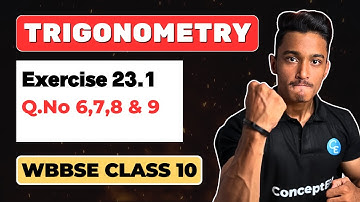 Lec 03 CH 23 | Trigonometric Ratios and Identities | Ex 23.1 Q.No 6,7,8 & 9 | by Saqlain Bhaiya