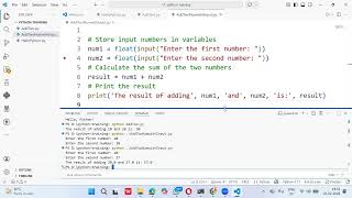 #Day-1 : Python  Full Stack Internship Session | Alok Halder | (Python +DJango) screenshot 1