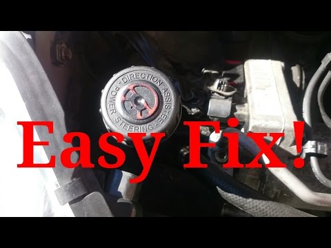How To Fix A Power Steering Problem On A Peugeot 407 | Have Intermittent Hard Steering | Easy Fixes